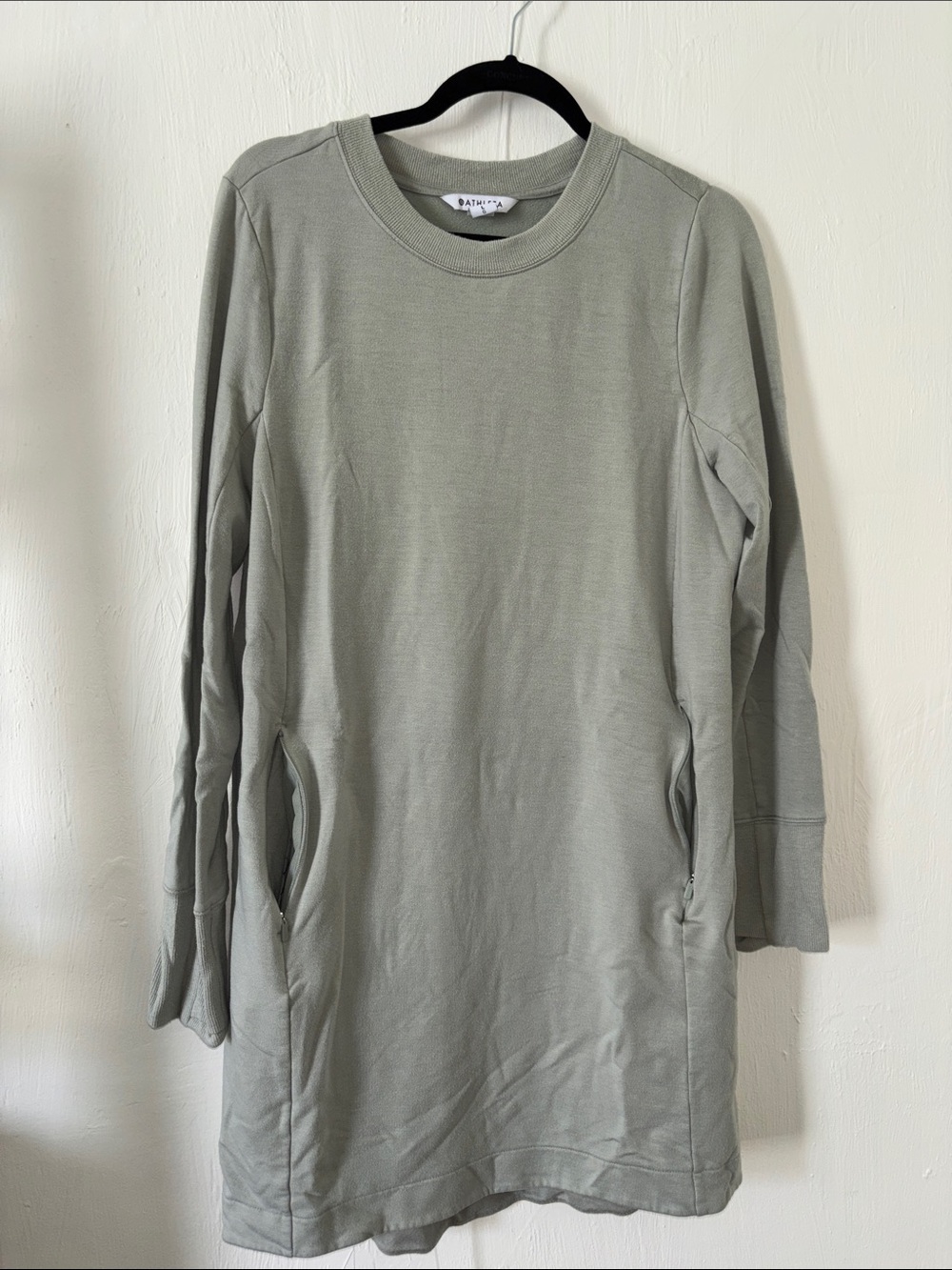 Athleta Long Sleeve Tunic Dress with Pockets, Large